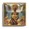 Lakeside Black Beauty Special Shaped 5D DIY Partial Drill Diamond Art Kit 30x30cm Diamonds Dots Gem Art Kits for Adults Home Decor