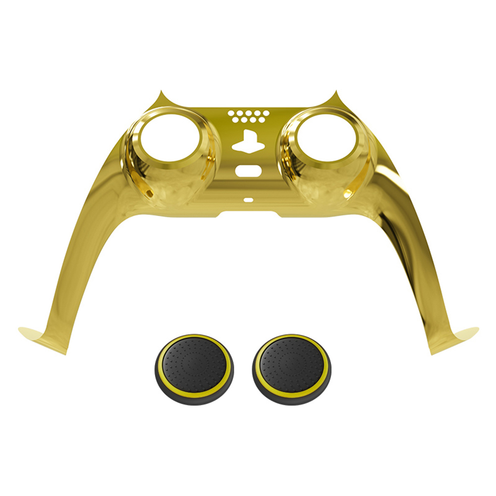 

For DualSense Controller Faceplate Replacement with 2 Thumb Grips, Green, 501 Original