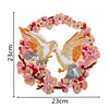 DIY Diamond Painting Wreath - Dove