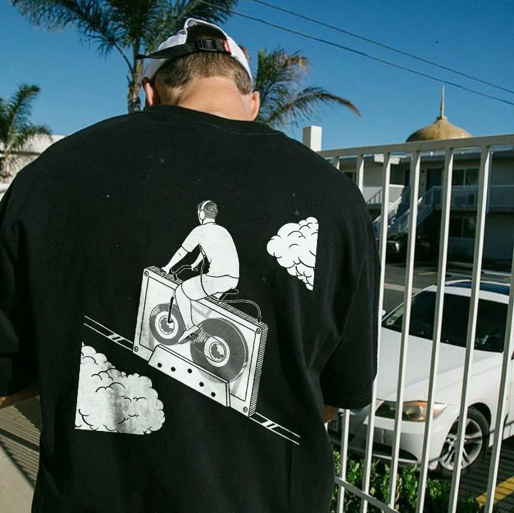 Ride While Listening To Music T-shirt