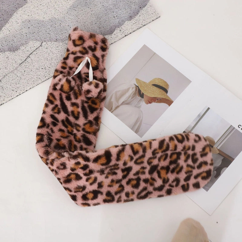 Hot Water Bag Spot BS Cartoon Warm Water Bag UK Christmas Plush Hand Warmer Long Water Filling Hot Water Bag