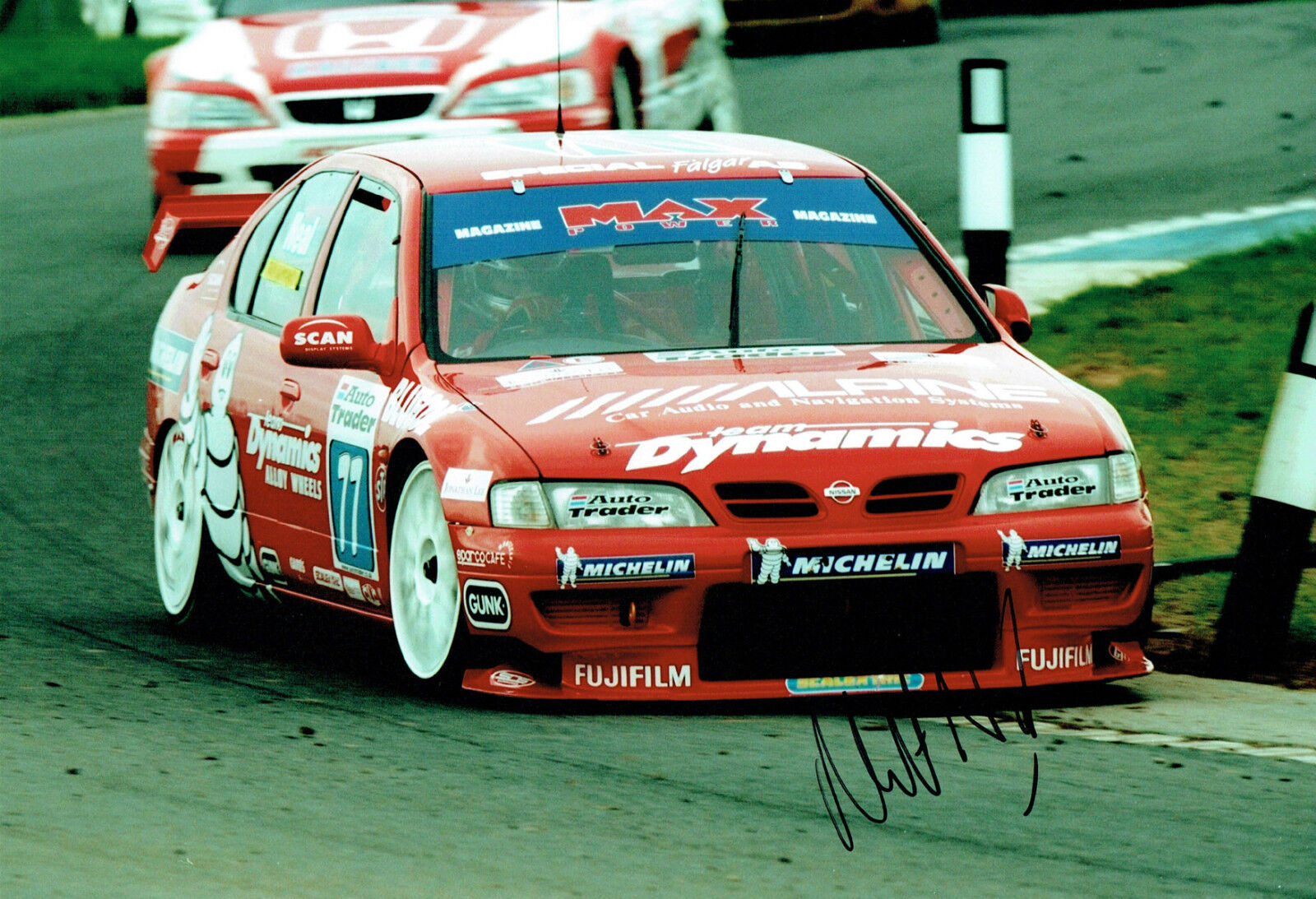 Matt NEAL British Touring Car Nissan Driver SIGNED Photo Poster painting AFTAL Autograph COA