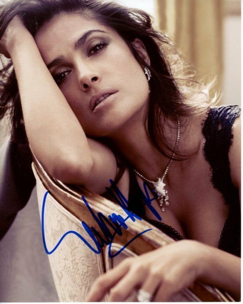 Salma hayek signed autographed Photo Poster painting