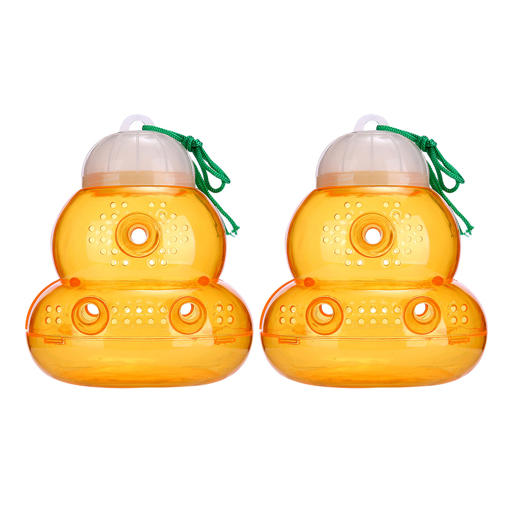 

2pcs Wasp Trap Beehive Catcher Repellent Hanging Plastic Bottle Wasp Traps, 501 Original