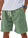 Men's Lace Up Retro Casual Shorts