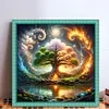 Life Tree-14CT Stamped Cross Stitch 40*40cm/15.75*15.75in tapestrymarket