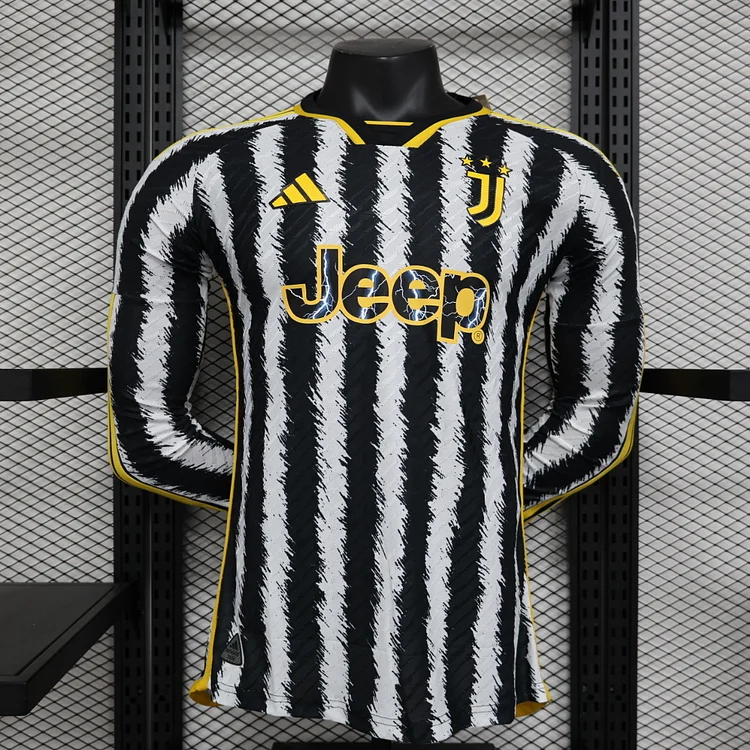 2023/2024 Juventus Home Long Sleeve Players Edition