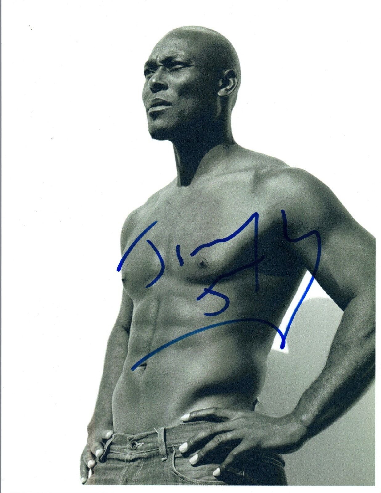 Jimmy Jean Louis Signed Autographed 8x10 Photo Poster painting Heroes Shirtless Actor COA VD