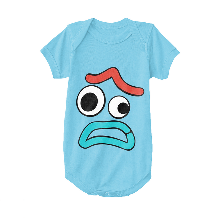 Forky Worried Face, Toy Story Baby Onesie