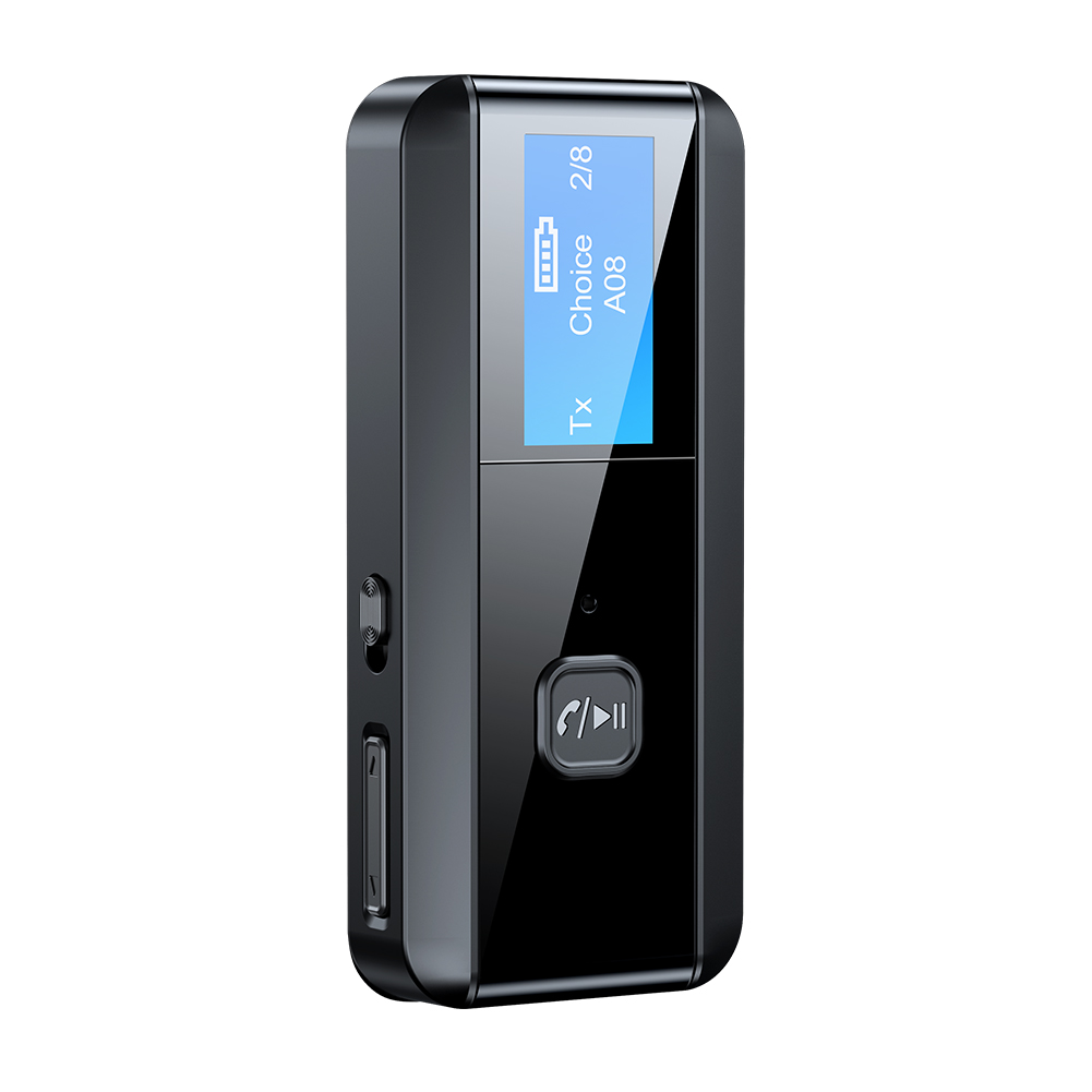 

C29 Bluetooth 5.0 Audio Receiver Transmitter LCD Display for Car TV Adapter, 501 Original