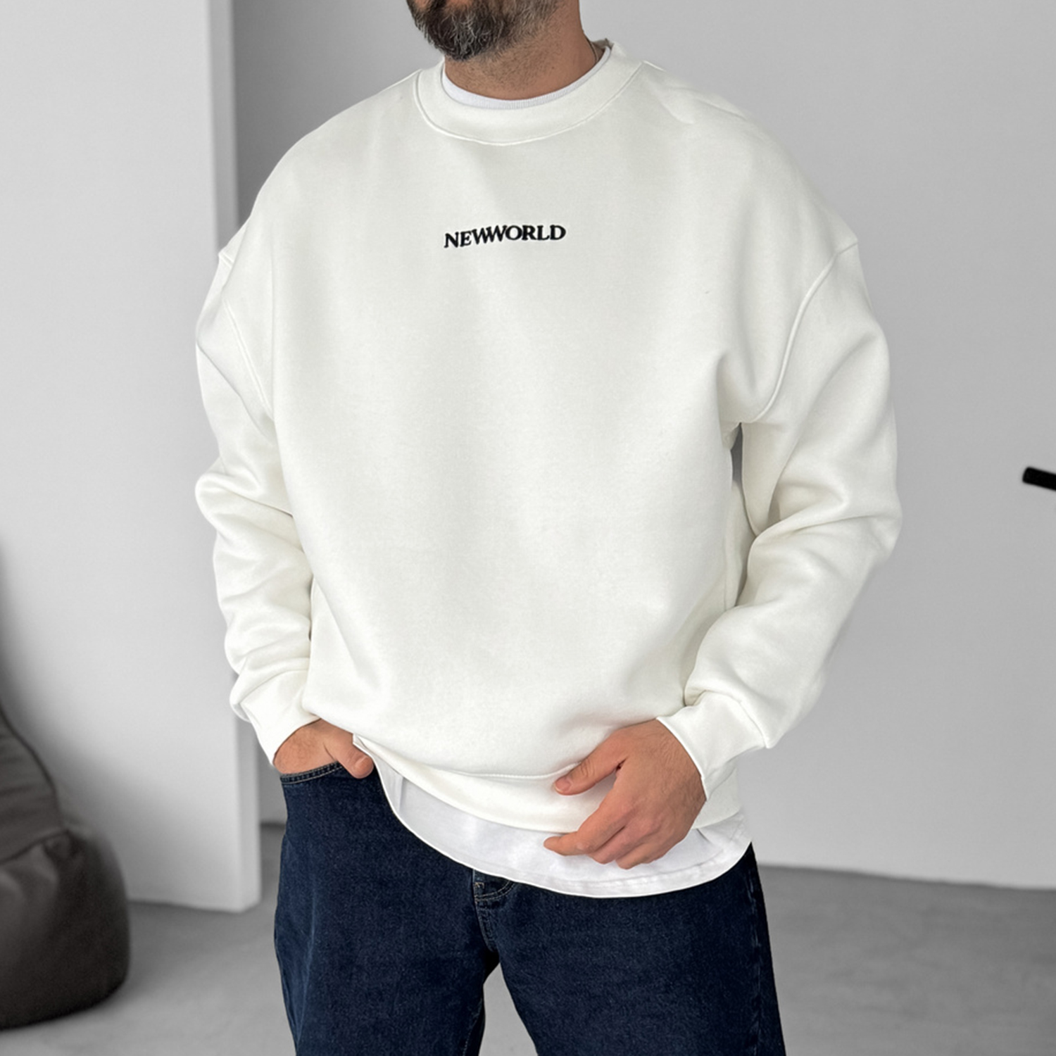 Retro Ethnic Casual Oversized Sweater