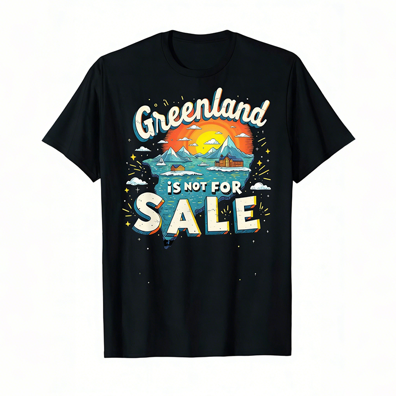 Men's Comfort Casual T-shirts Are Not Sold In Greenland. artswardrobe