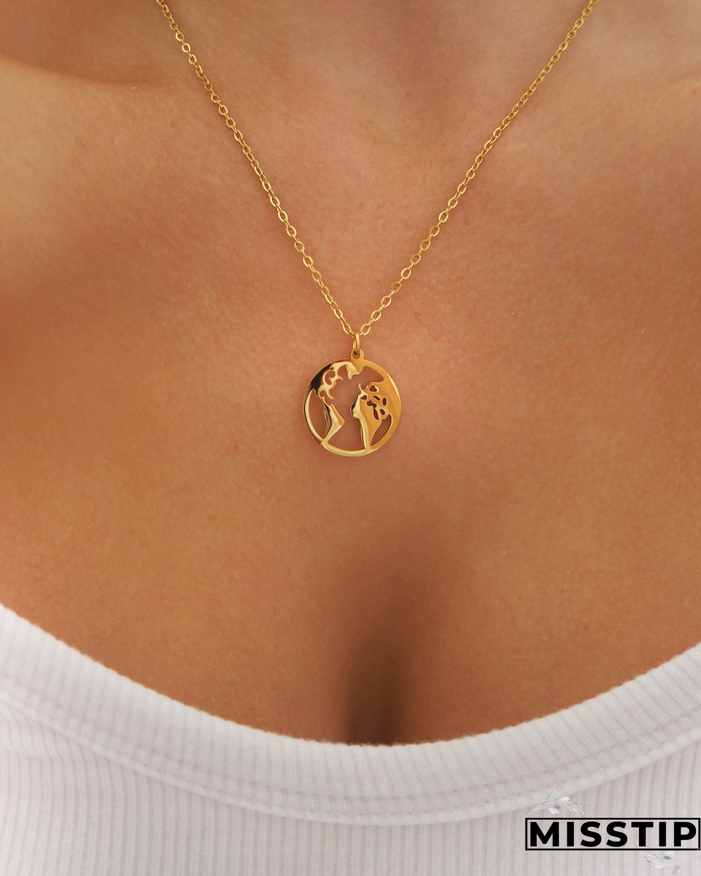 World Necklace Gold