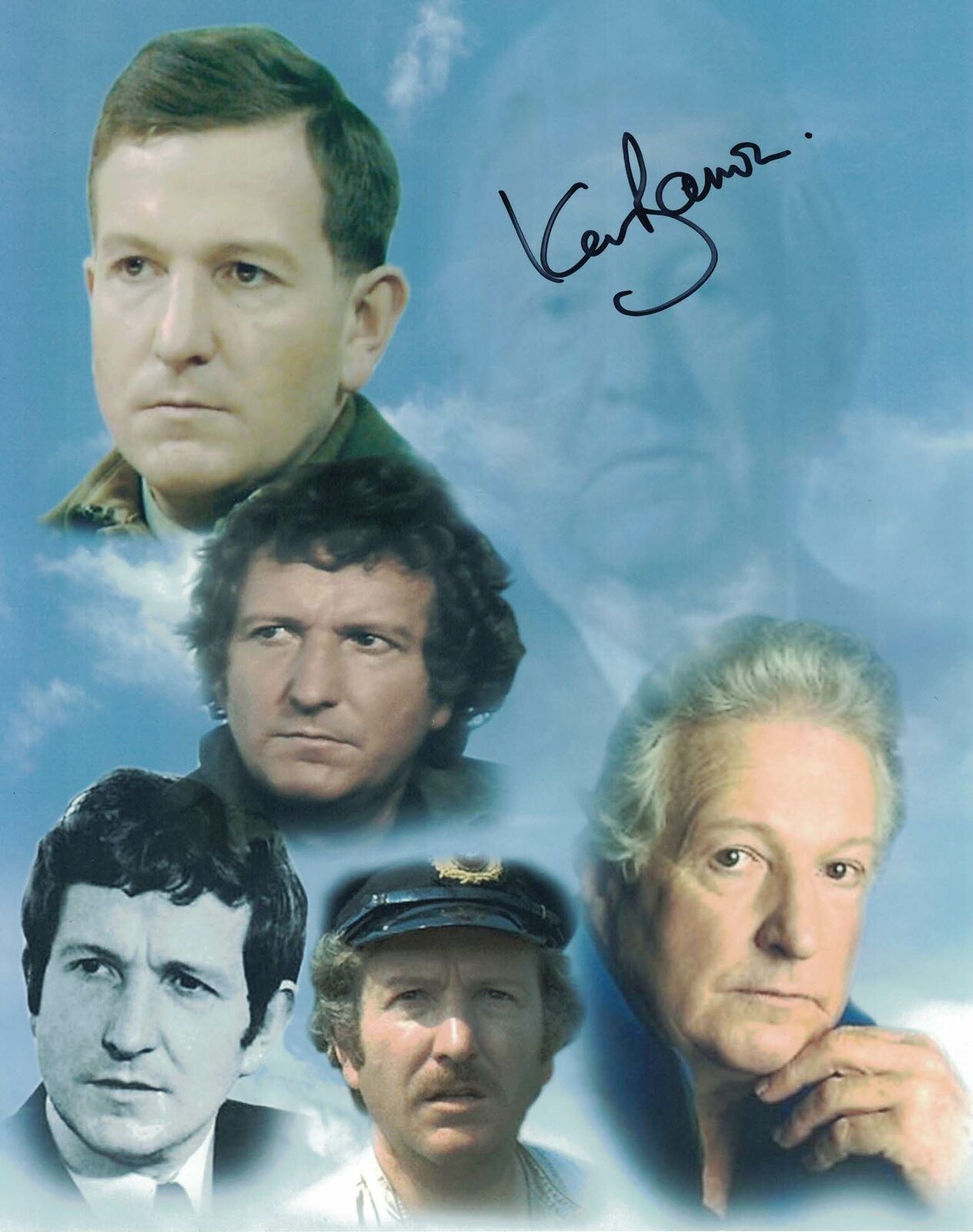 KEITH BARRON - Duty , Dr Who, Nigel Barton hand signed 10 x 8 Photo Poster painting