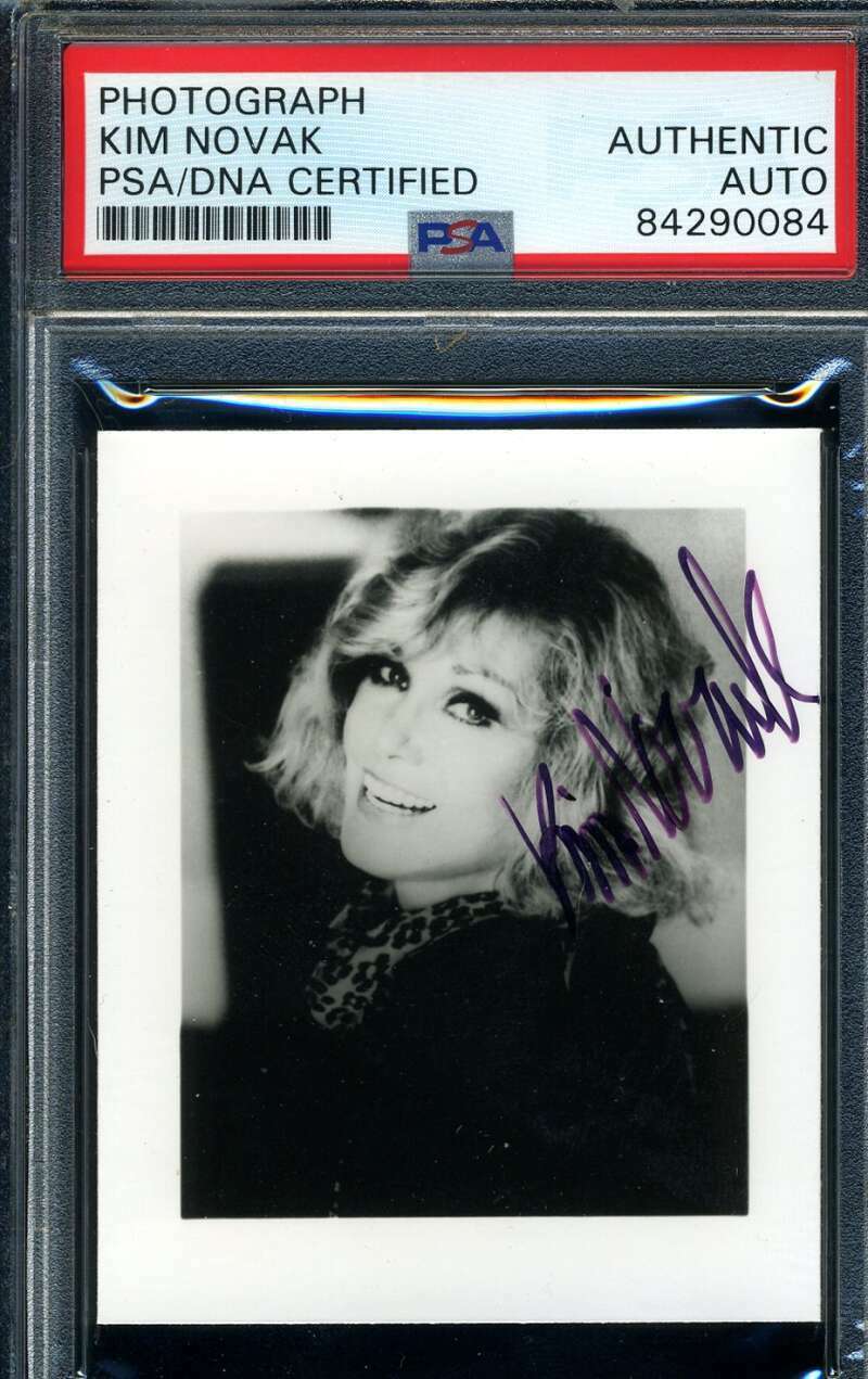 Kim Novak PSA DNA Coa Signed Photo Poster painting Autograph