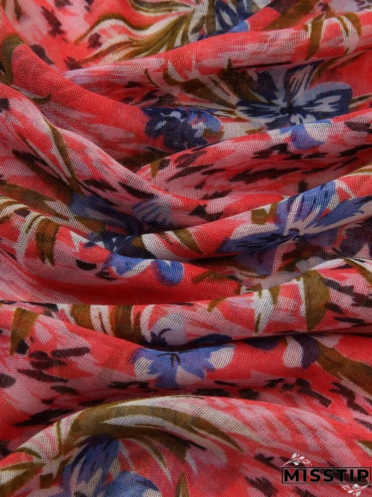 Floral Print Scarf