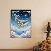 Diamond Painting-DIY Special Shaped Drill Pearl Painting Whale(30x40cm)