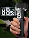 1450LM Ultra Bright Flashlight Waterproof Emergency Torch Dimmable Tent Lamp