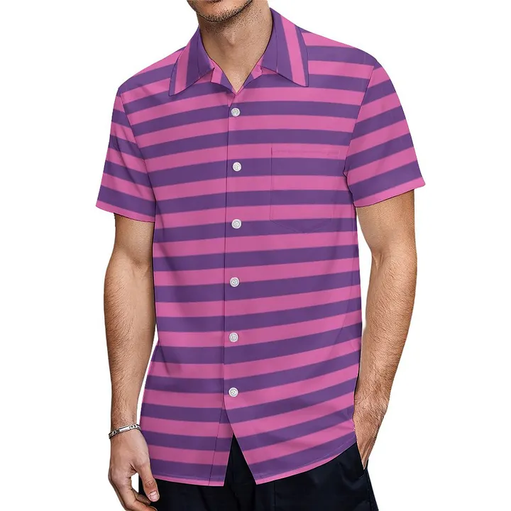 gay dress shirts Mens Golf Shirts Short Sleeve Gay Rainbow Button Up Beach Vacation Clothes  for Men,Yellow,2XL