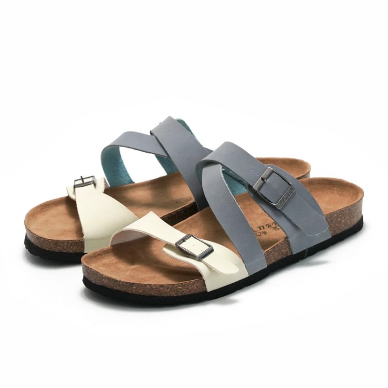 Ladies Cork Beach slippers 009