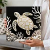 Turtle DIY Pearl Art Diamond Painting Kit for Adults Home Decor 25x25cm With Frame