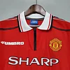1998/1999 Retro Long Sleeves Manchester United Home Football Jersey 1:1 Thai Quality