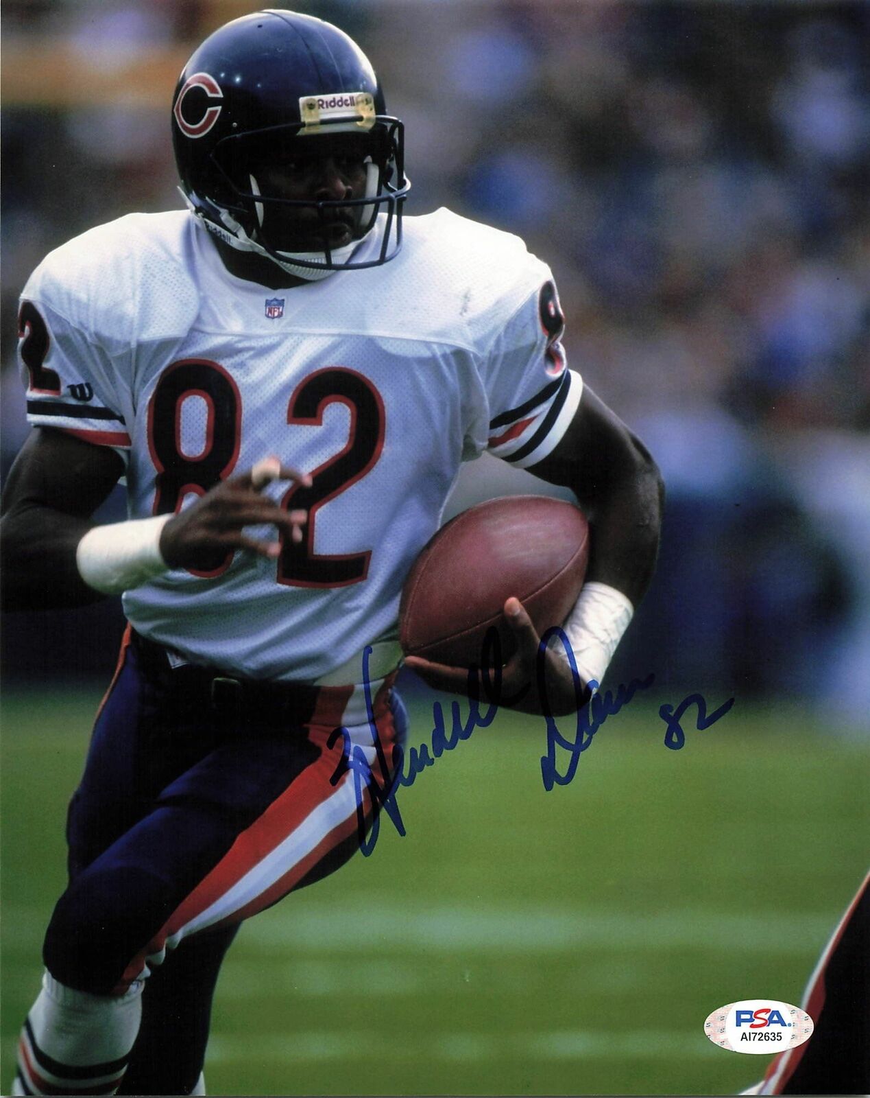 WENDELL DAVIS signed 8x10 Photo Poster painting PSA/DNA Chicago Bears Autographed