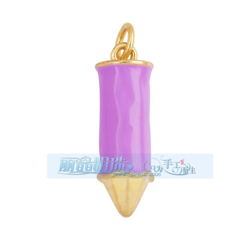 1 Piece 27*7.5mm 6*24mm Copper Lightning Pendant Jewelry Accessories