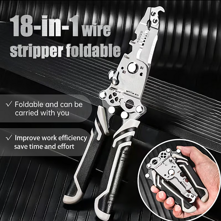 🎄New Upgrade 18-in-1 Multifunctional Folding Pliers