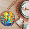 6pcs DIY Diamond Painting Coaster Kit - Peacock
