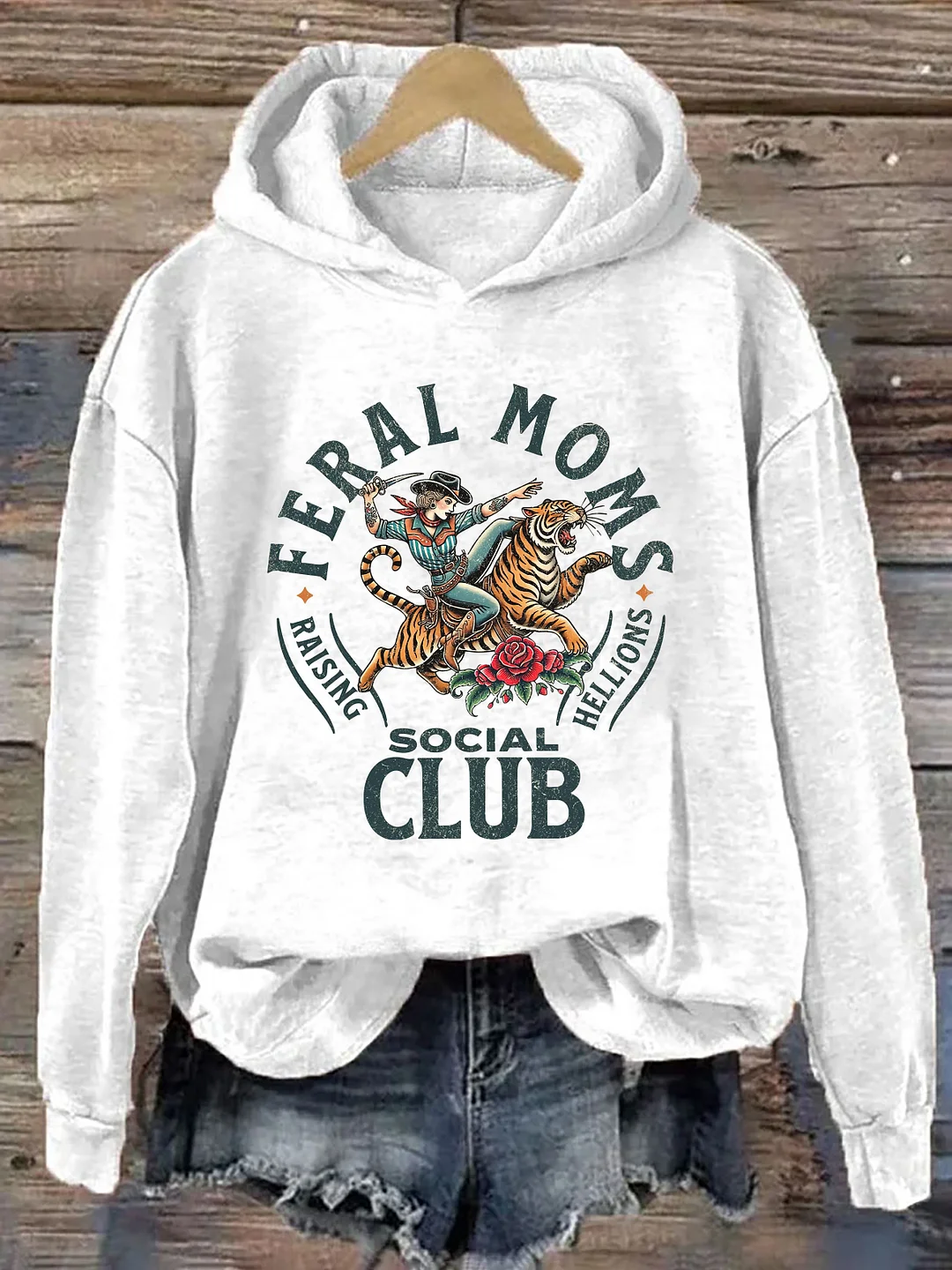 Feral Moms Social Club Hoodie