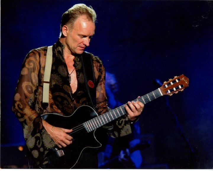 STING signed autographed Photo Poster painting