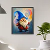 Diamond Painting -DIY Round Drill Colour Ink Gnome（40x50cm）