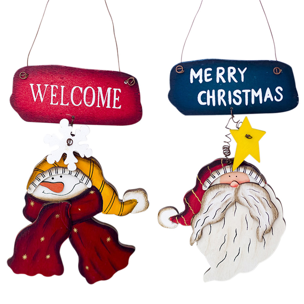 

Christmas Wooden Decorative Pendant Letters Banner for Party New Year Decor, 501 Original