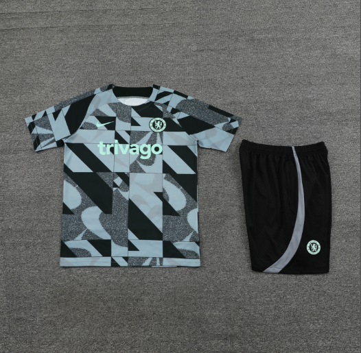 23/24 Chelsea Short Sleeve Training Kit Football Shirt Thai Quality