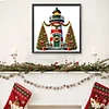 (40*40cm)Christmas Lighthouse - Full Round Drill Diamond Painting