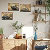 3PCS Train Ship And Car - Metal Tin Signs Set(8*12Inch/12*16Inch) - Garage&Transport