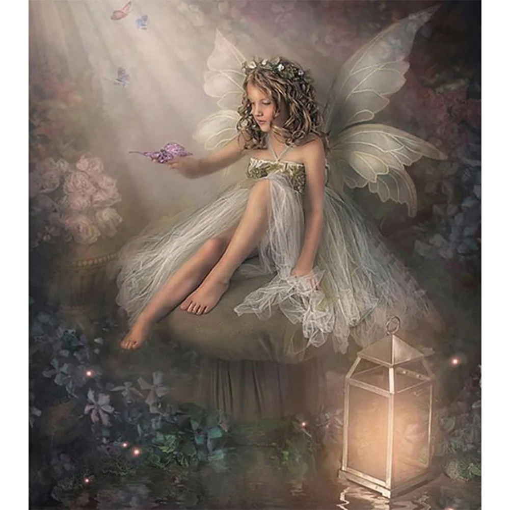 DIY Stamped Cross Stitch 11CT Full Embroidery 40*45cm - Angel