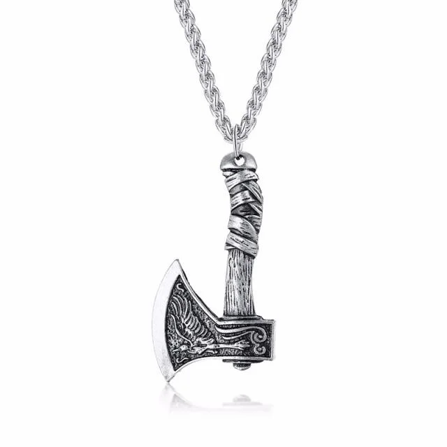 Viking Jewelry The Hammer Symbol Pendant Necklace-Mayoulove