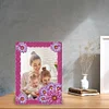 DIY Special Shape Flower Table Top Diamond Painting Photo Frame Kit