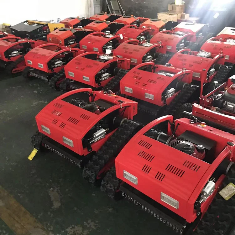 Agriculture Electric Remote Control Belt Mower Robot Lawn Mower