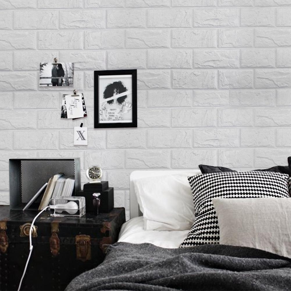 

Brick Wall 3D Wall Stickers Decorative Waterproof PE 30X60, 501 Original