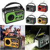 16000mAh AM/FM/WB NOAA Emergency Weather Radio Hand Crank/Solar/Type-C Charging