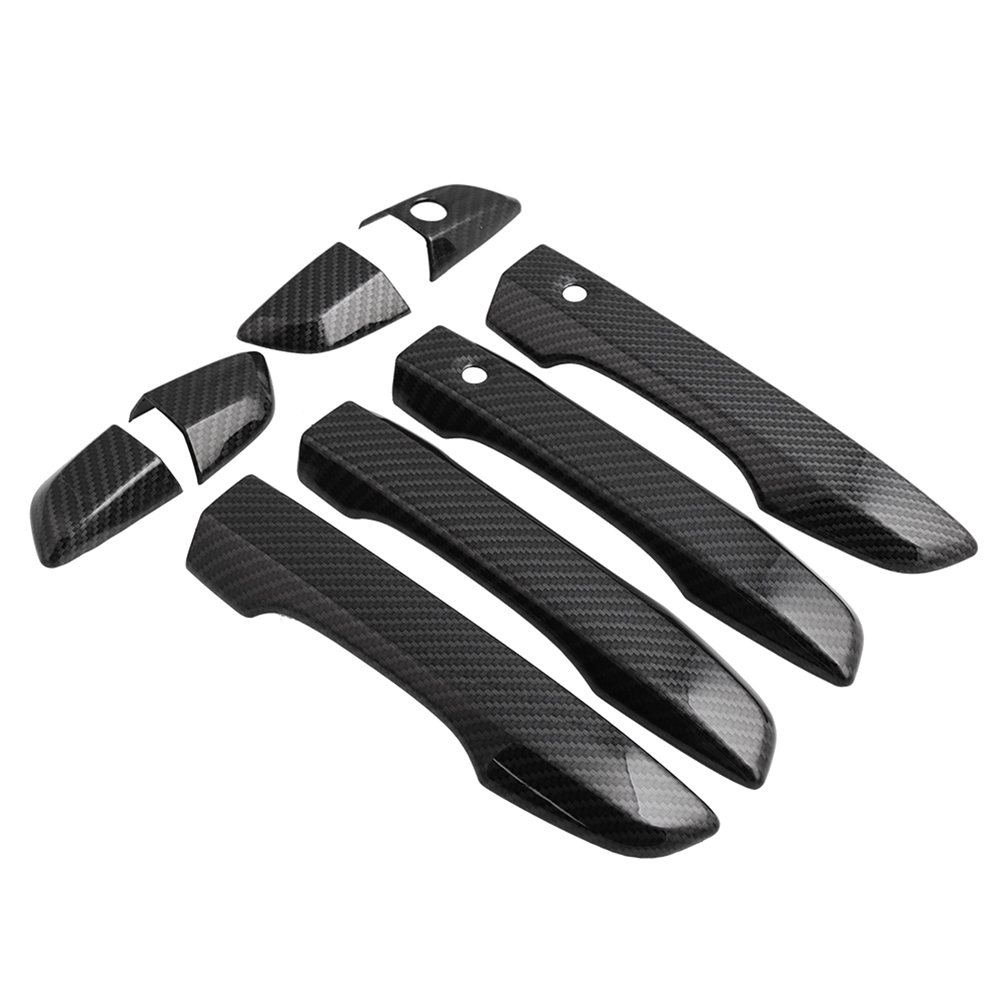 

Carbon Fiber Look Exterior Door Handle Trim Cover Set for Honda Civic 16-20, 501 Original