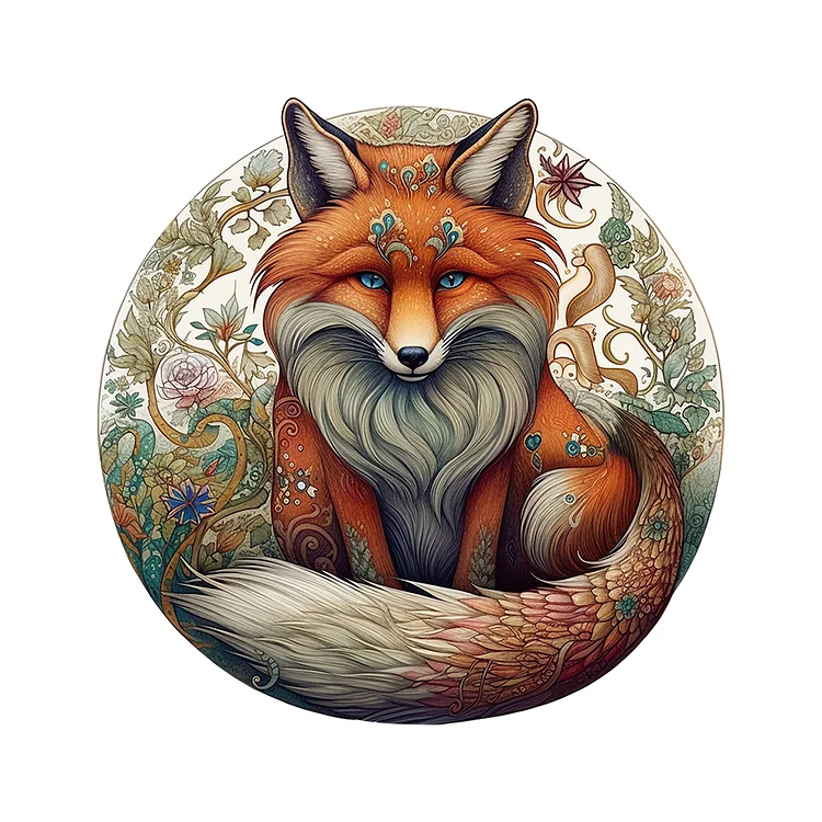 Ericpuzzle™ Fox Wooden Jigsaw Puzzle