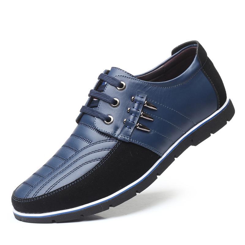 Dacomfy men Business casual shoes simple lace-up shoes 