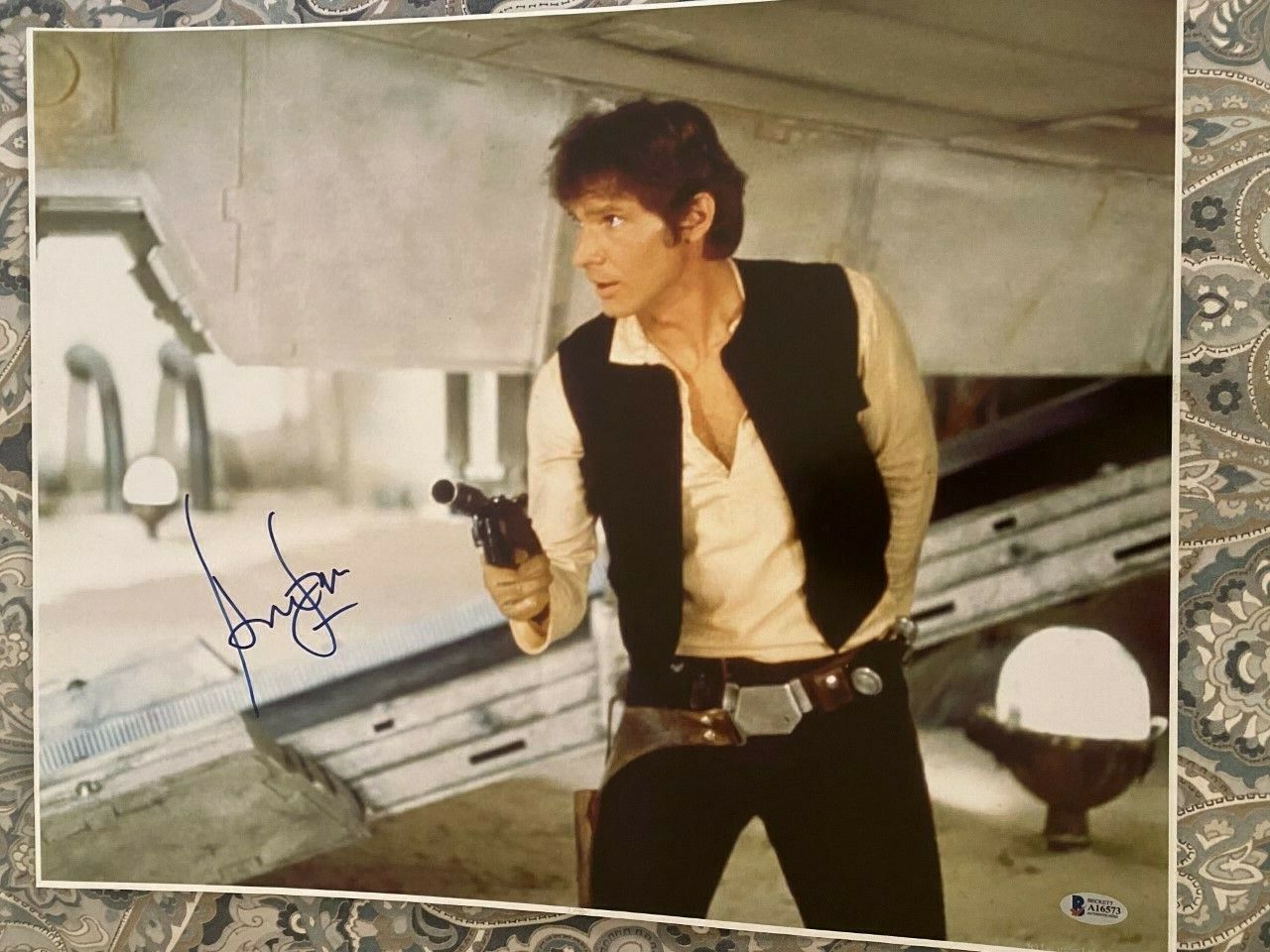 Harrison Ford signed autographed 16x20 Photo Poster painting Star Wars Han Solo Beckett