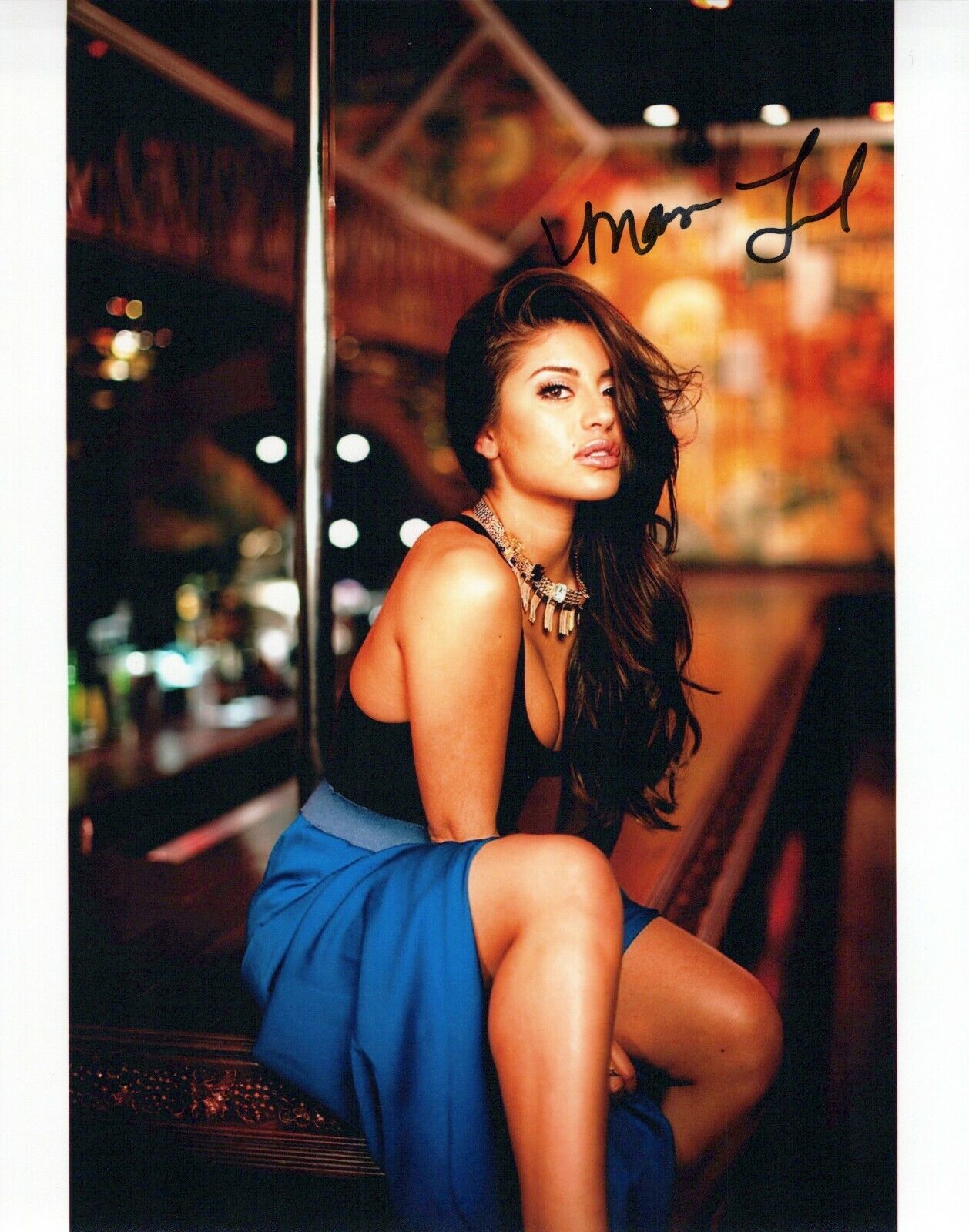 Mayra Leal glamour shot autographed Photo Poster painting signed 8x10 #29