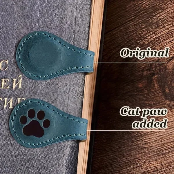 TimelessMark - LAST DAY SALE 75% OFF - Personalized Magnetic Leather Bookmark