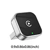 2-in-1 Wireless CarPlay Adapter Plug and Play CarPlay Converter Convert Wired To Wireless Mini USB Dongle for iPhone & Android for CarPlay and Android Auto (Silver)